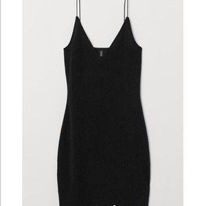 H&M glitter bodycon dress